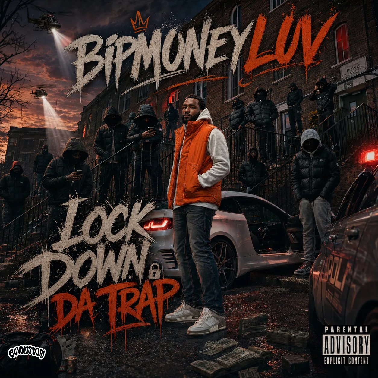 Bipmoney Luv Lock Down Da Trap cover art