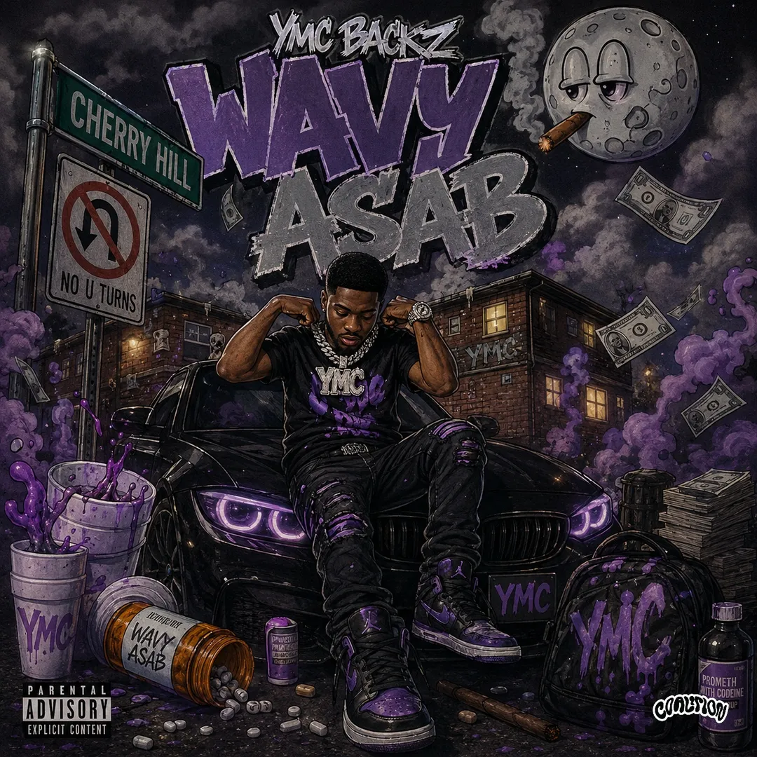 YMC Backz Wavy Asab artwork